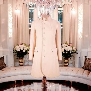 Red Valentino Wool coat Bow detailing New with tags sz 42